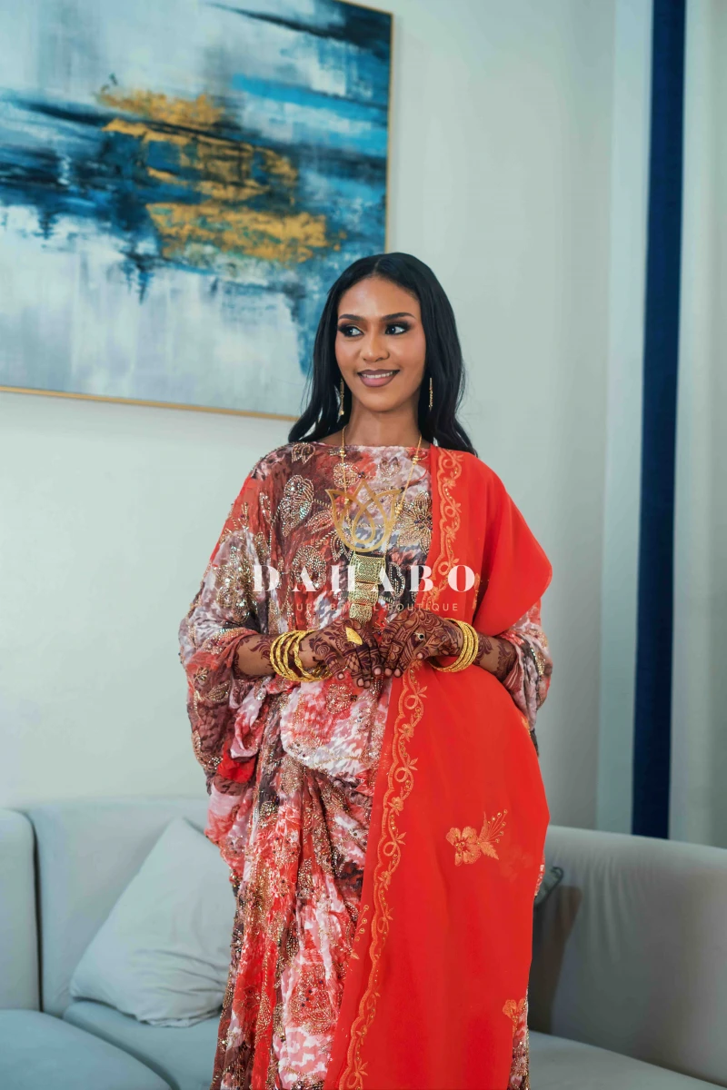 Leyla Orange Dirac Set