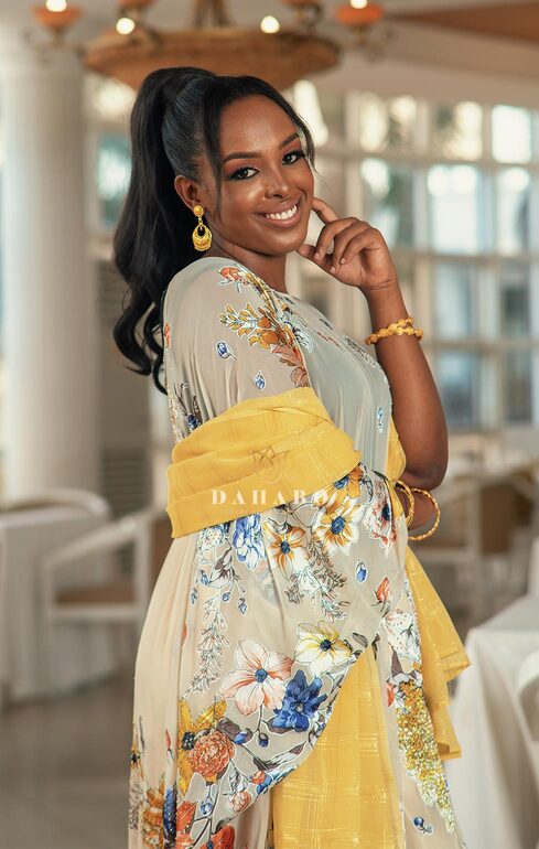 Leyla silk dirac set (Yellow)