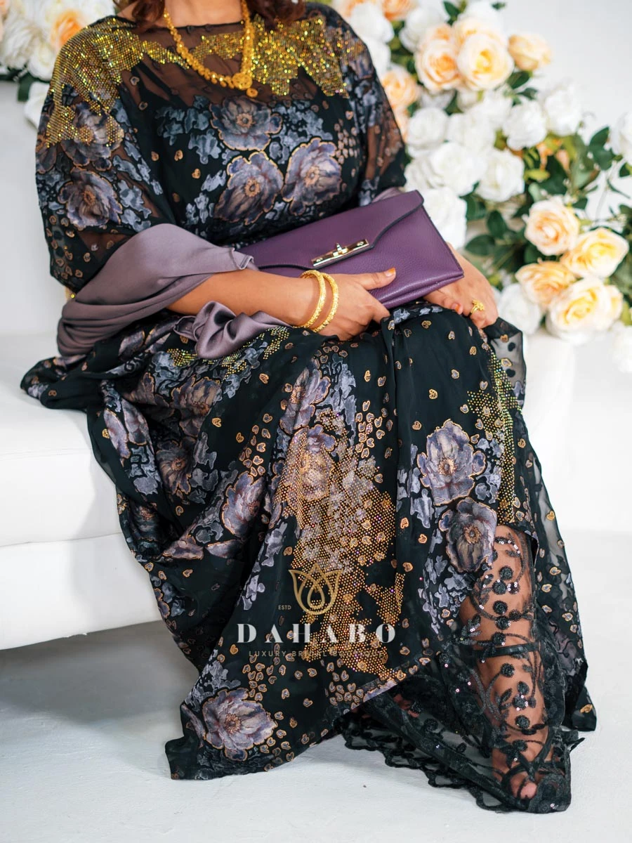 Black & Lavender Harir Dirac