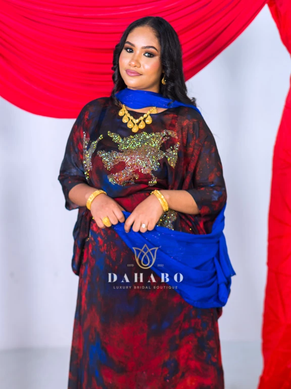 Barwaaqo Dirac Set - Red & Blue