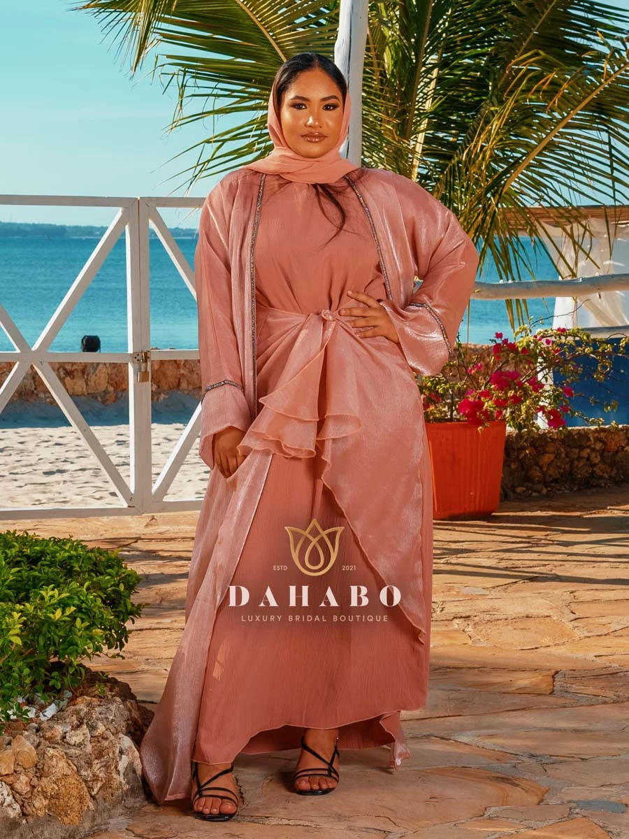 Rose Gold Abaya