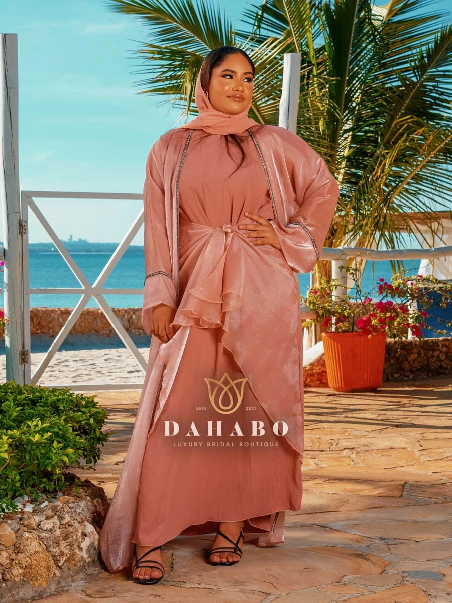 Rose Gold Abaya