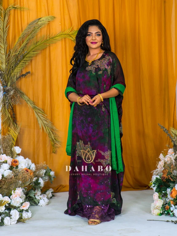 Barwaaqo Dirac Set - Purple