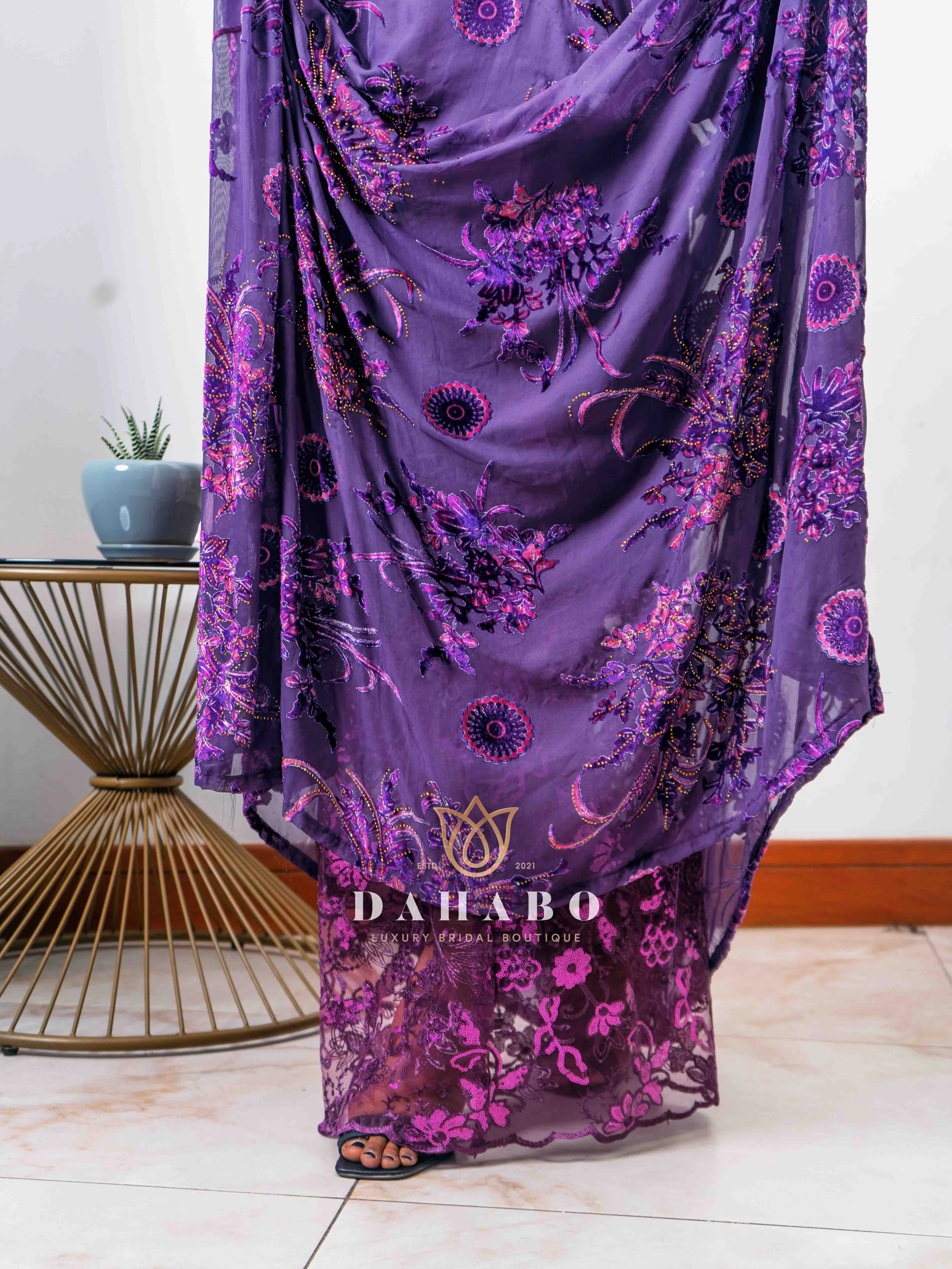 Purple & Pink Harir