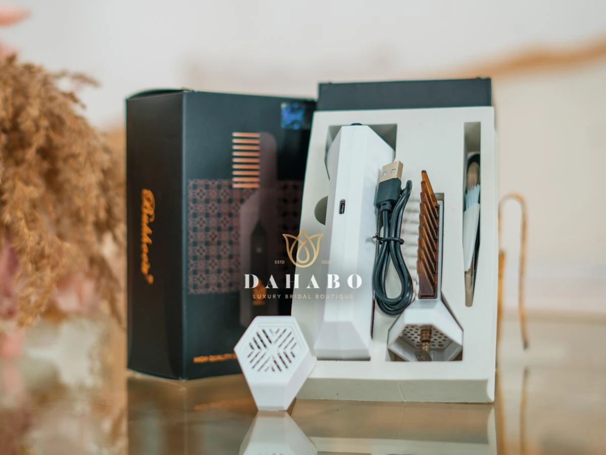 White 2 in 1 Hair Bakhoor