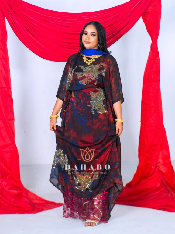 Barwaaqo Dirac Set - Red & Blue