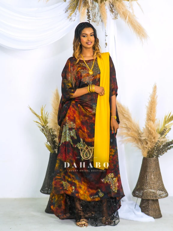 Barwaaqo Dirac Set - Red & Yellow