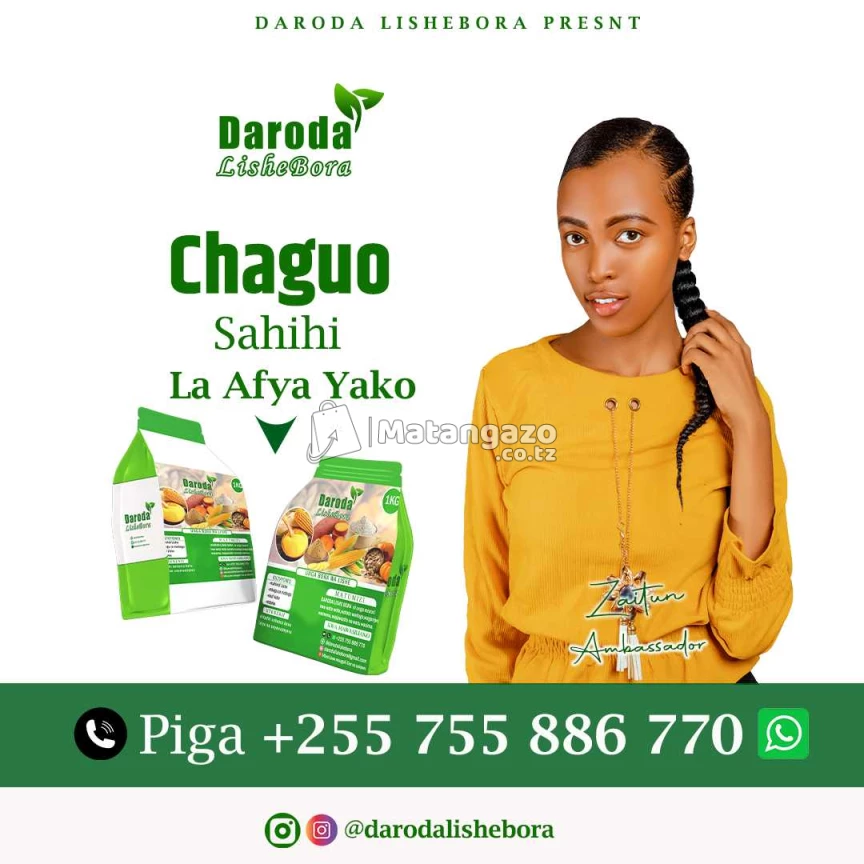 Jipatie Unga Mzuri Wa Lishe Kwa Afyaa  Yako
