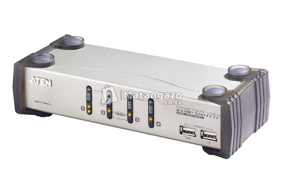 Aten 4-port Ps/2-usb Vga/audio