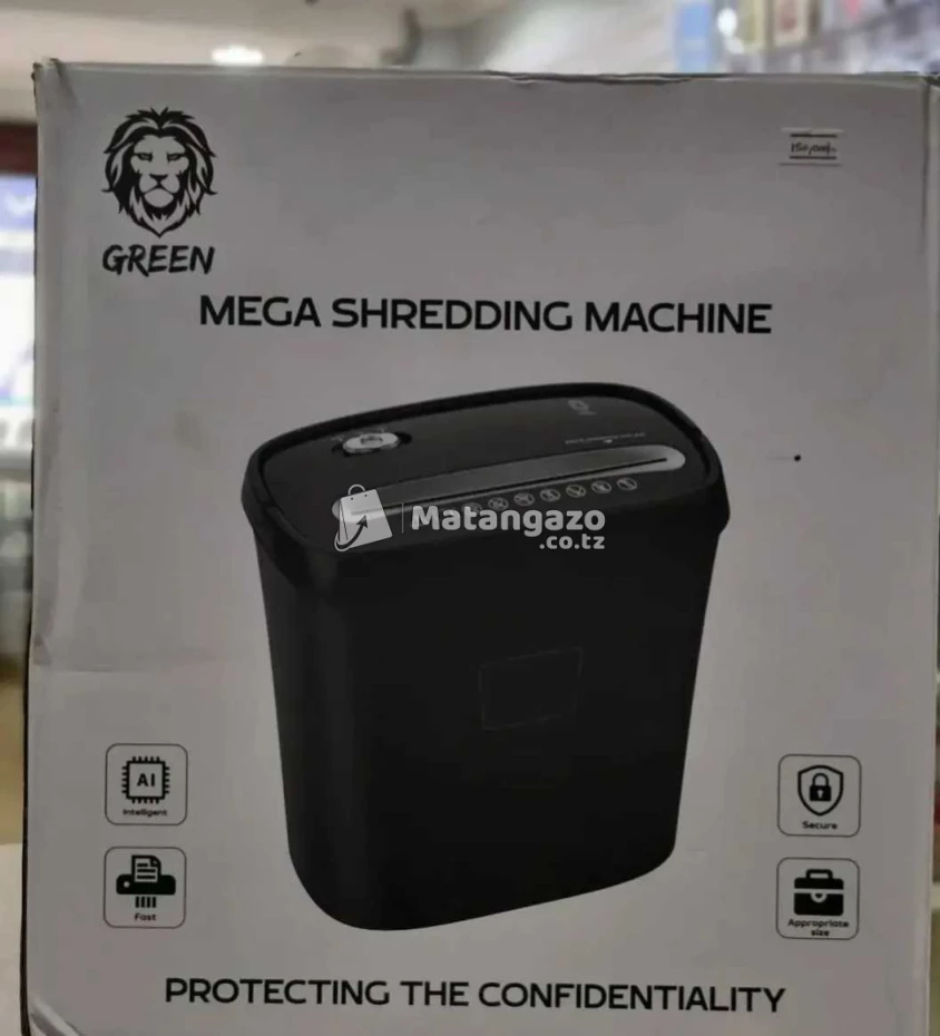 Green Cross Cut  Shredder Machine
