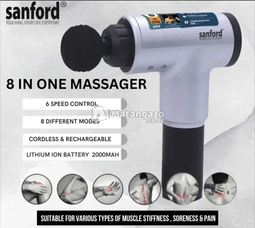 Sanford Massage Gun 8 In 1