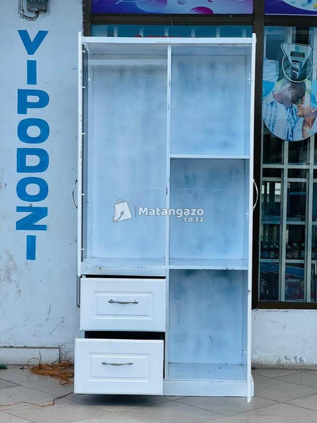 Kabati Ya Nguo Milango Miwili Mbao Ngumu Sana