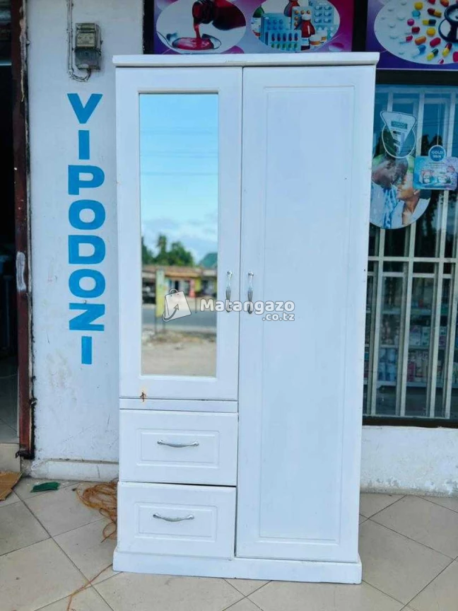 Kabati Ya Nguo Milango Miwili Mbao Ngumu Sana
