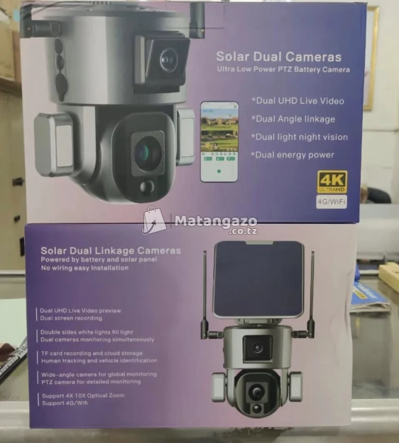 Solar Dual Camers Ptz Lens