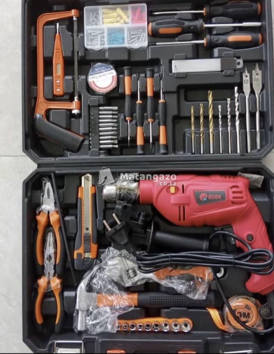 Toolbox With Electric Drill
