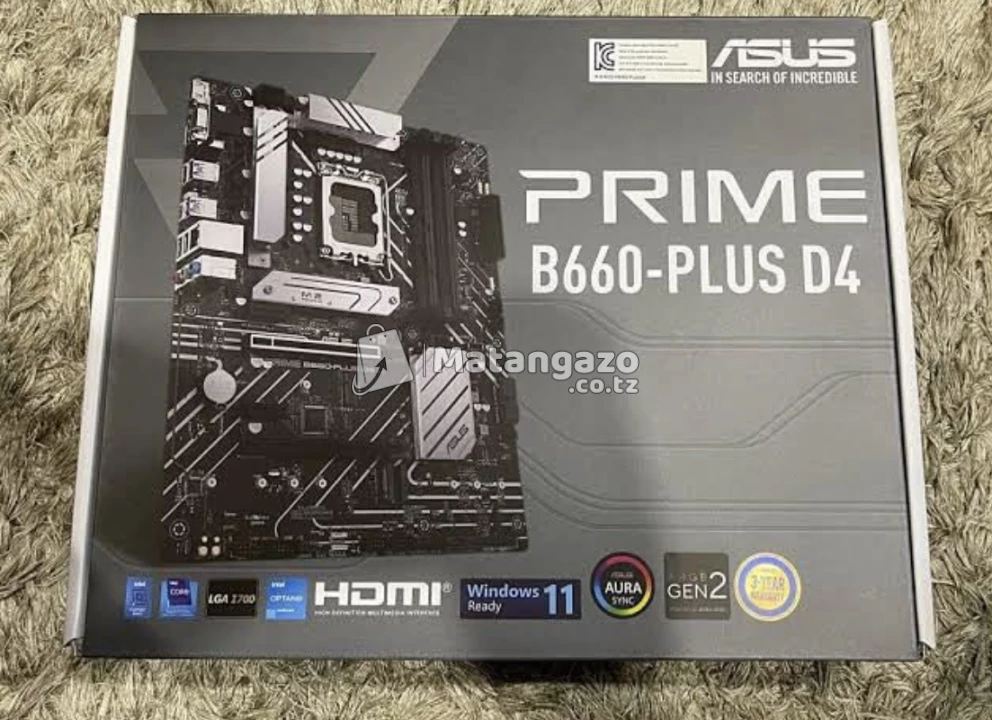 Asus Motherboard Prime B660 Plus Windows 11 Ready