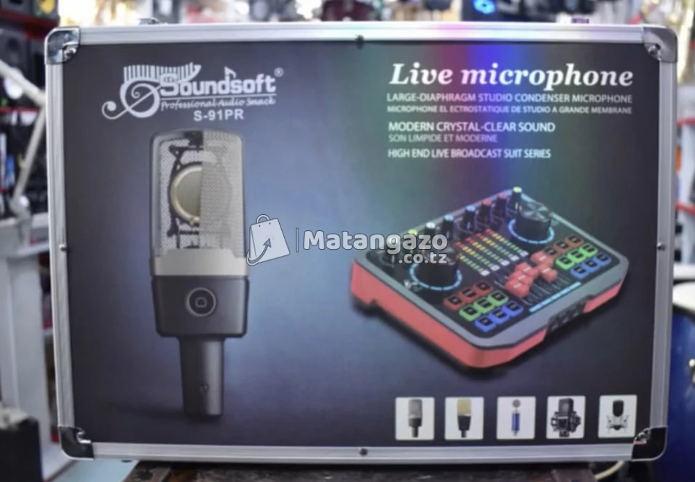 Live Microphone S-91pr With Case