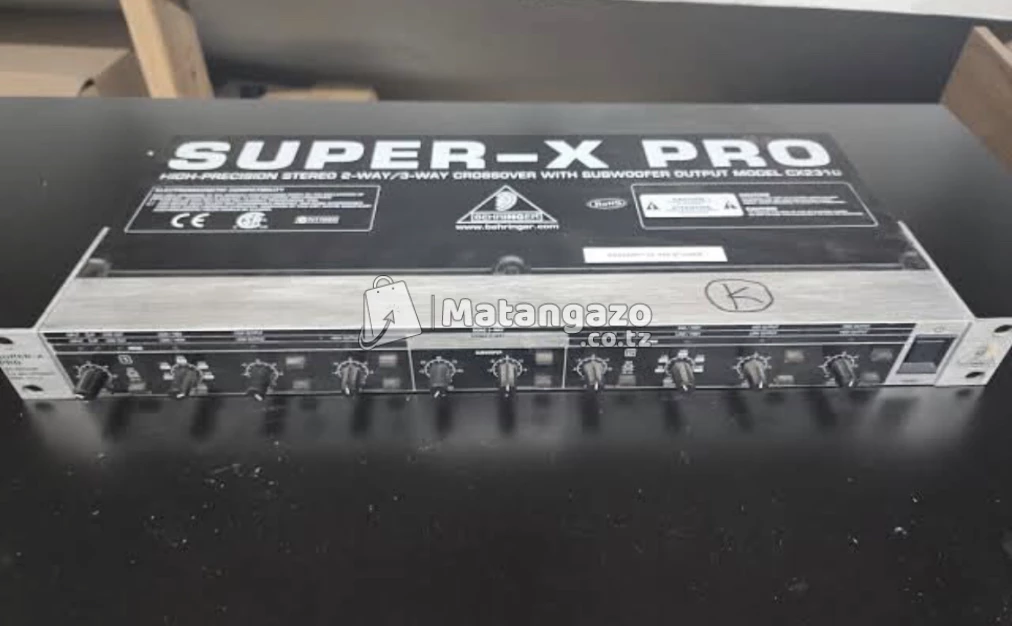 Behringer Super-x Pro Cx2310 High-precision  2/3- Way Crossover