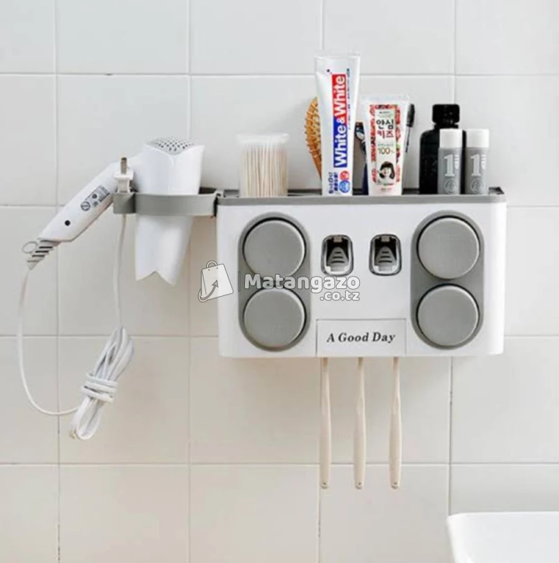 Mulfunctioning Toothbrush Holder