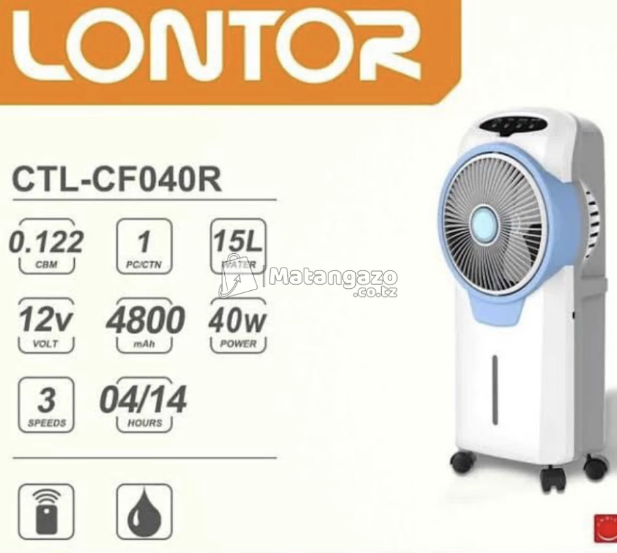 Rechargable Water Cooling Fan