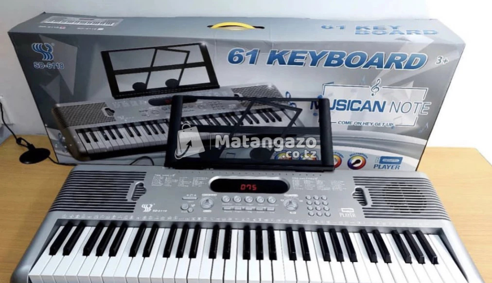 61 Keyboard Musician Note