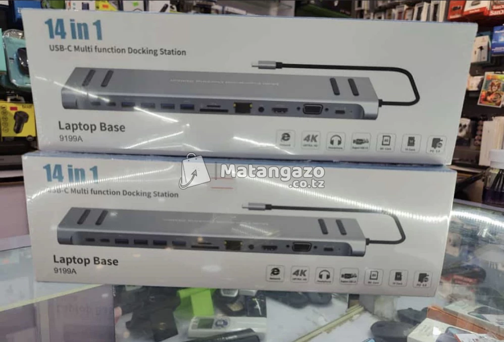 Laptop Base Docking Station 14 In 1