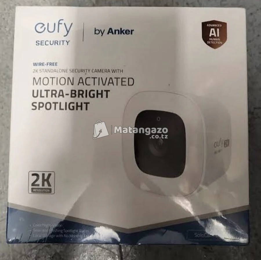 Eufy Security Camera With Motion Activated Ultra Bright Spotlight