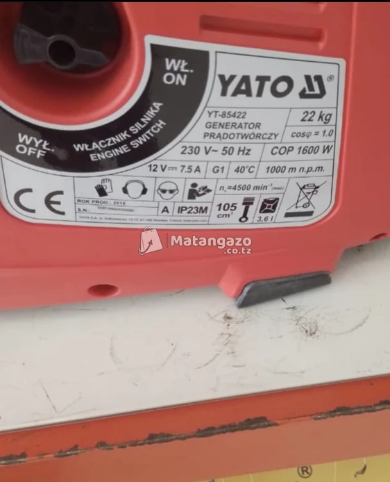 Yato Portable Generator 1600w
