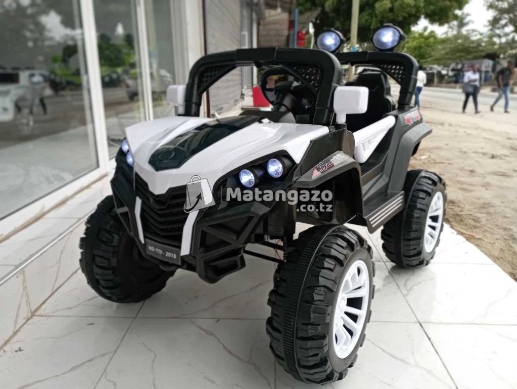 Kids Electric Cars Jeep Max White