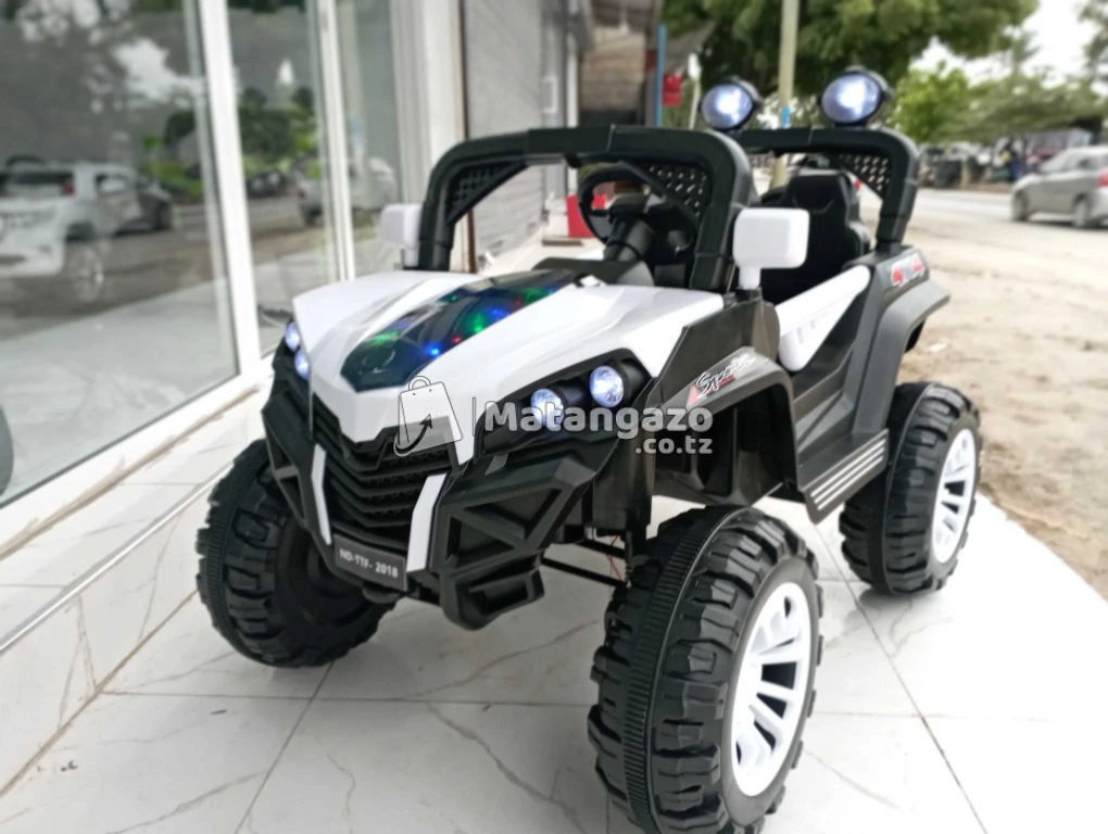 Kids Electric Cars Jeep Max White