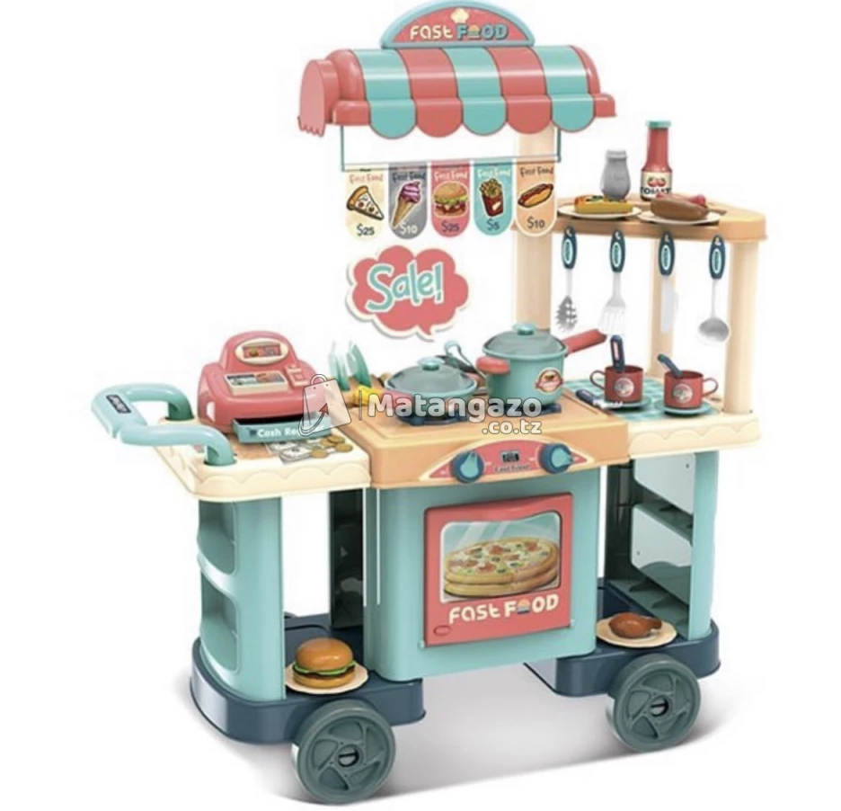 Kids Kitchen Truck Play Set