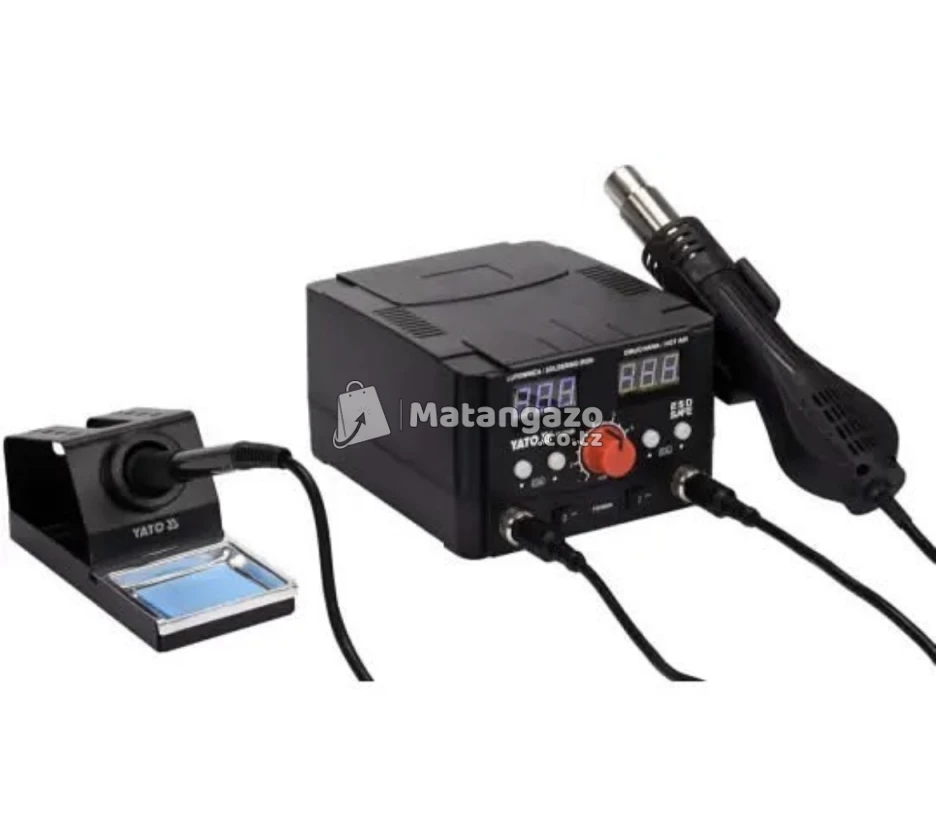 Soldering Station Hotair And Tip-based 2in1 Yato Yt-82458 - 750w