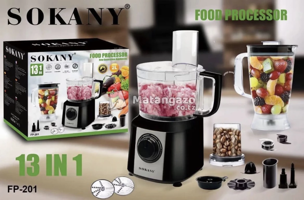 Sokany Food Processor 13 In 1