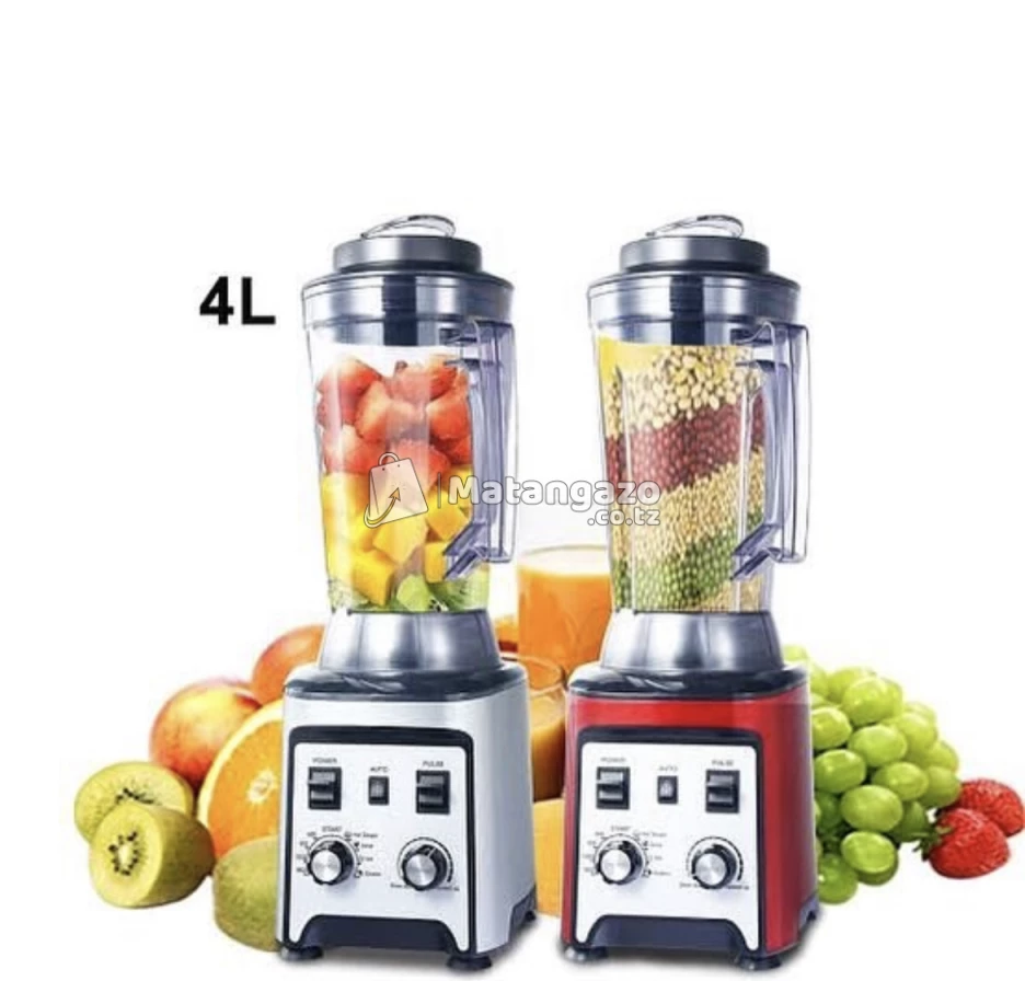 Large Commercial Blender Machine Heavy Duty Blender 4 Liters