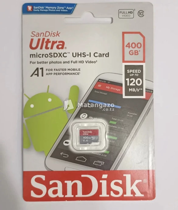 Sd Card 400gb 120mb/s