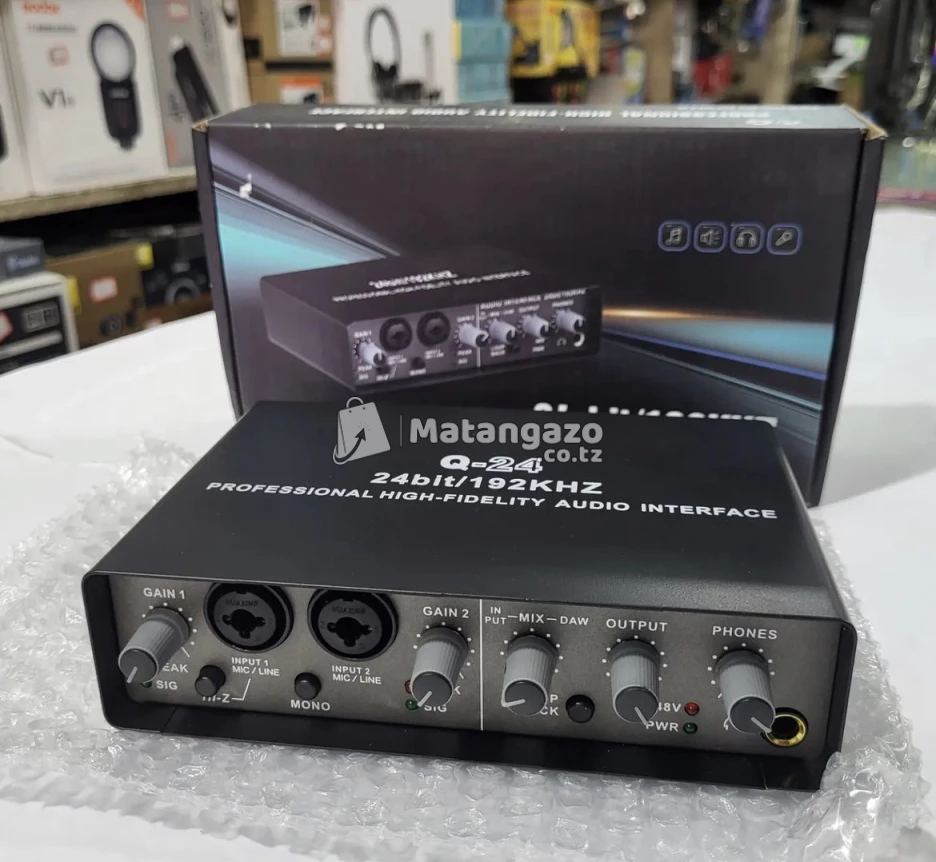Professional High Fidelity Audio Interface