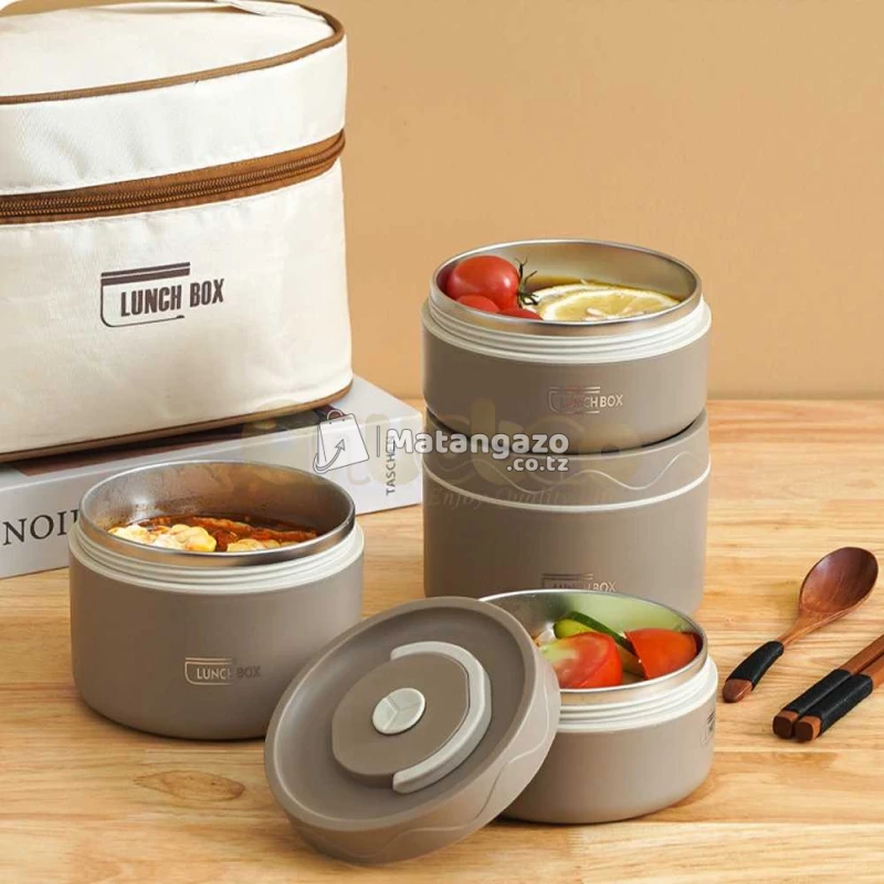 Lunchbox 4 Pc Stainless