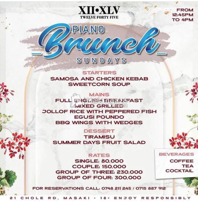 Piano Brunch