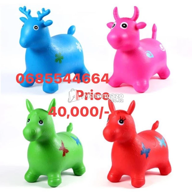 Kids Jumping Horse