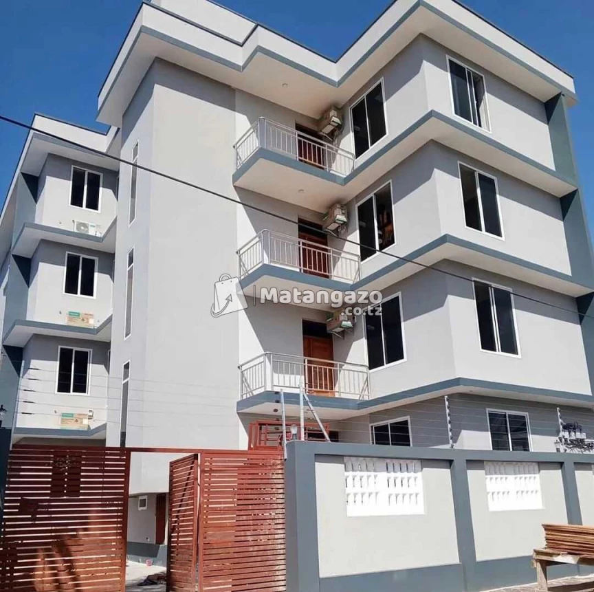 APARTMENTS YENYE VYUMBA VIWILI INAPANGISHWA LAKI 8 KWA MWEZI IPO KINONDONI (B)