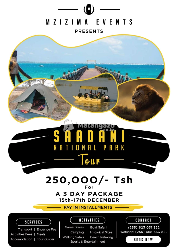 Saadani Tour