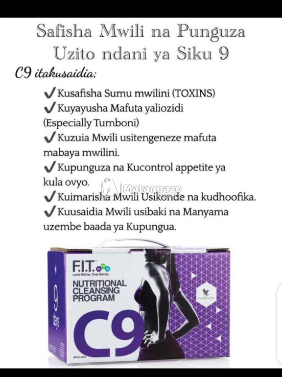 punguza uzito kwa siku tisa tu