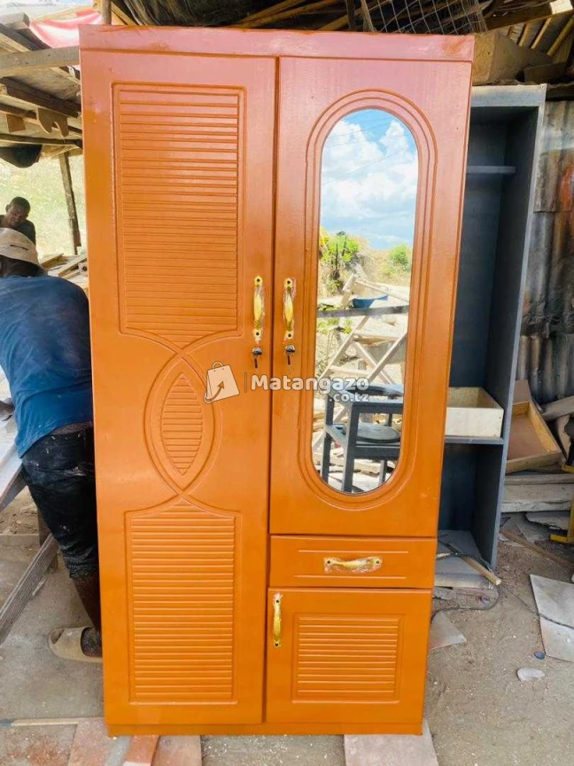 Double door clothes wardrobe