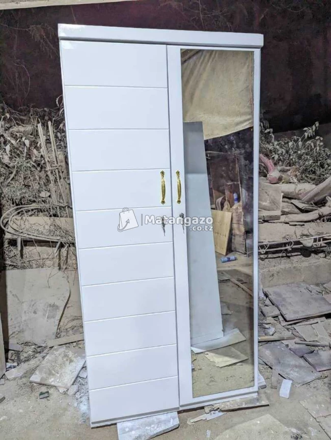 Double door clothes wardrobe