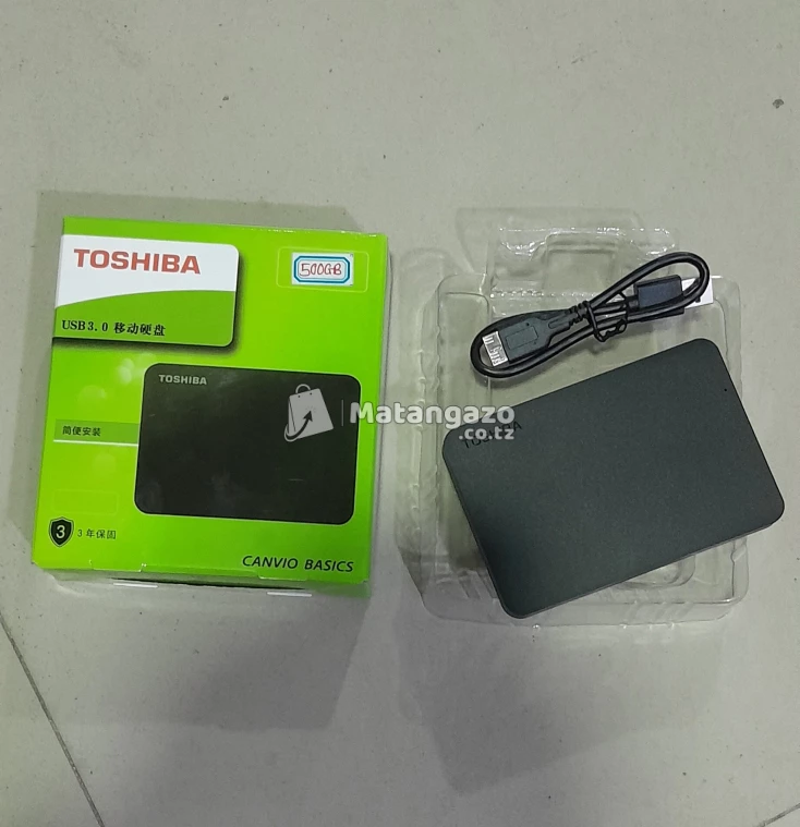 500 GB TOSHIBA EXTERNAL HARD DISK