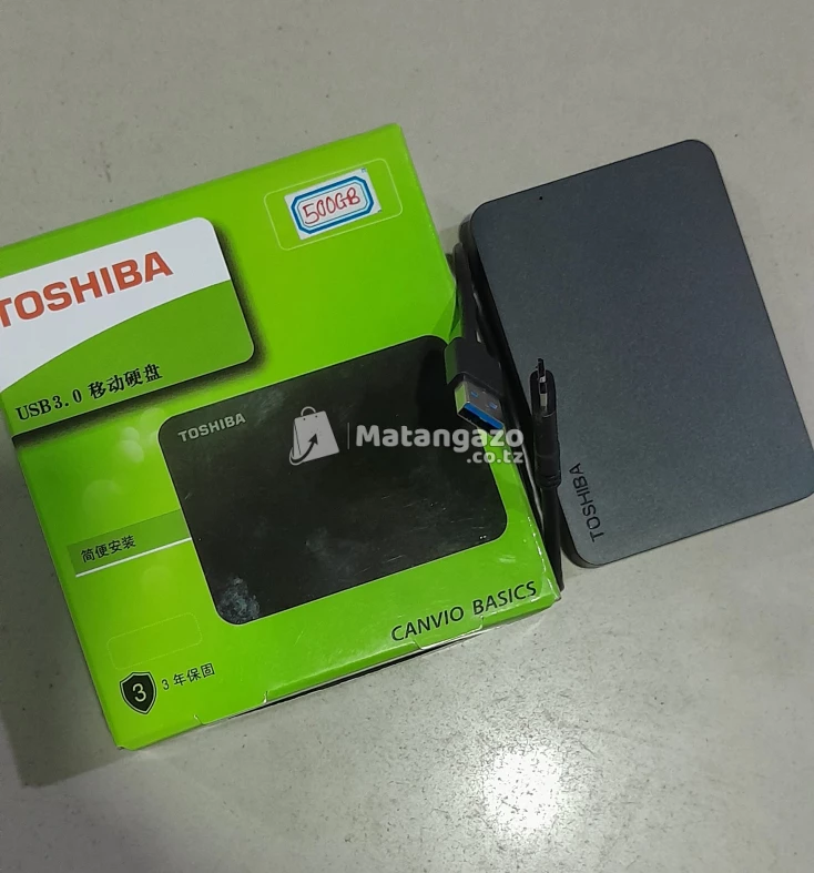 500 GB TOSHIBA EXTERNAL HARD DISK