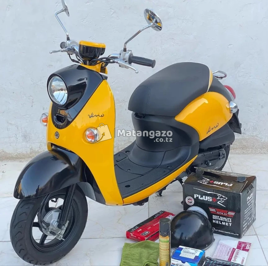 New Yamaha 50 CC Yellow