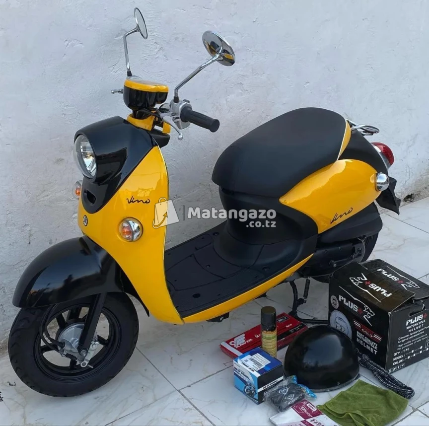 New Yamaha 50 CC Yellow