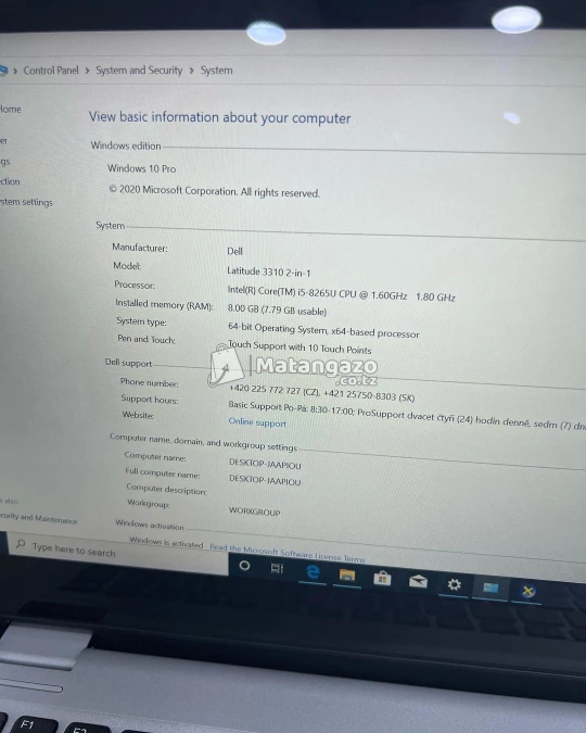 New Laptop   8GB RAM 256GB SSD