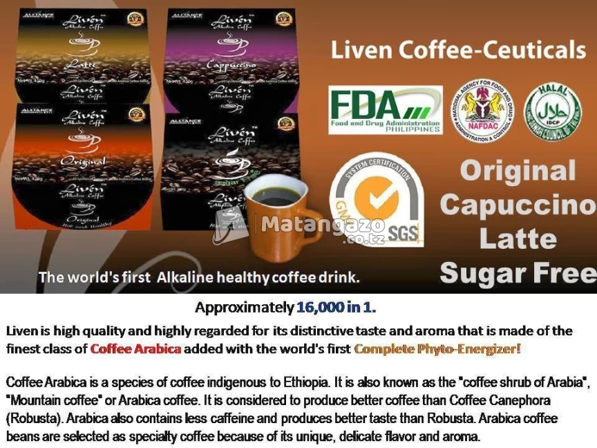 Liven alkaline coffee